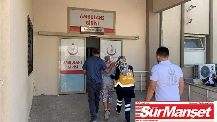 Market raflarını düzenlerken düşüp yaralandı