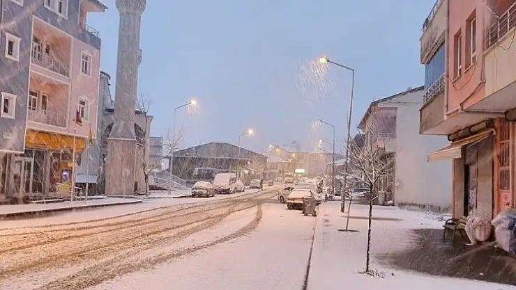Mart ayında lapa lapa kar yağdı