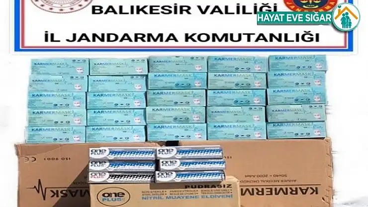 Maske stokçusu yakalandı