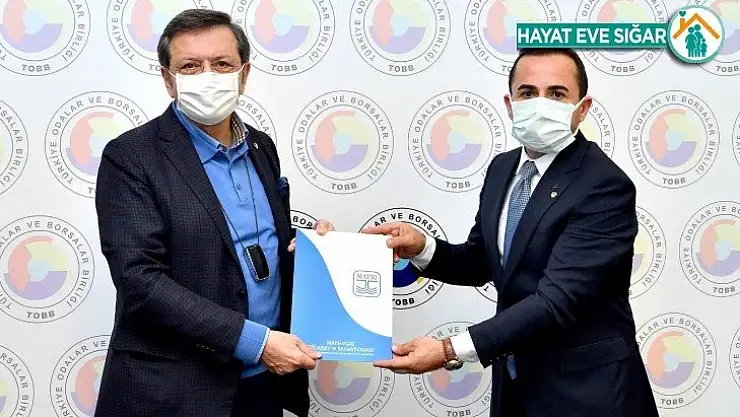 MATSO Yönetimi, Başkan Hisarcıklıoğlu'na üyelerinin taleplerini iletti