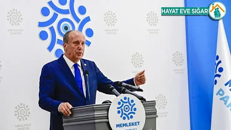Memleket Partisi Lideri İnce: 'Seçime katılma şartlarını kolaylaştıralım, sınırlamasın bizi, buyurun hodri meydan'