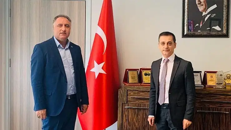 Memur-Sen Diyarbakır İl Başkanı Ensarioğlu'ndan İl Sağlık Müdürü Tekin'e ziyaret