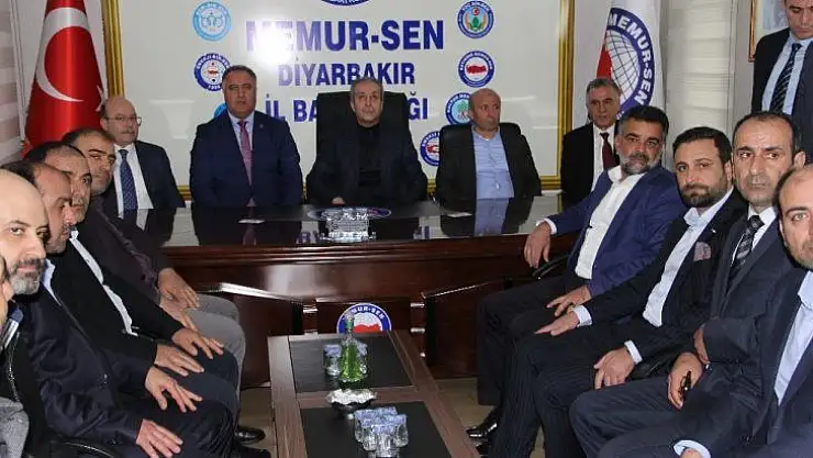 Memur-Sen Diyarbakır Şube Başkanı Ensarioğlu'na ziyaret