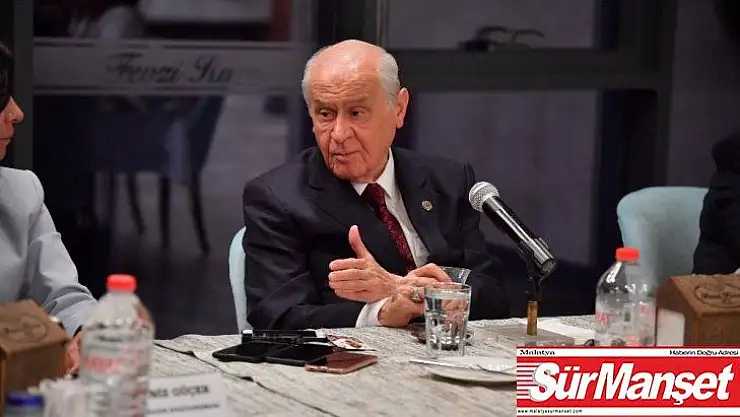 MHP Genel Başkanı Bahçeli'den 'Susamam'a tepki