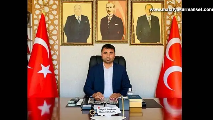 MHP İl Başkanı Samanlı' Tüm Gazetecilerimizin Günü Kutlu Olsun'
