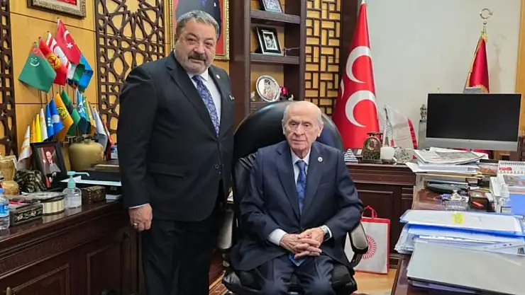 MHP'li Fendoğlu, Genel Başkan Bahçeli'yi Makamında Ziyaret Etti