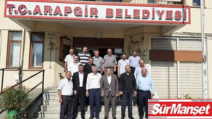 MHP'li Fendoğlu ve İl Başkanı Avşar Arapgir ilçesinde