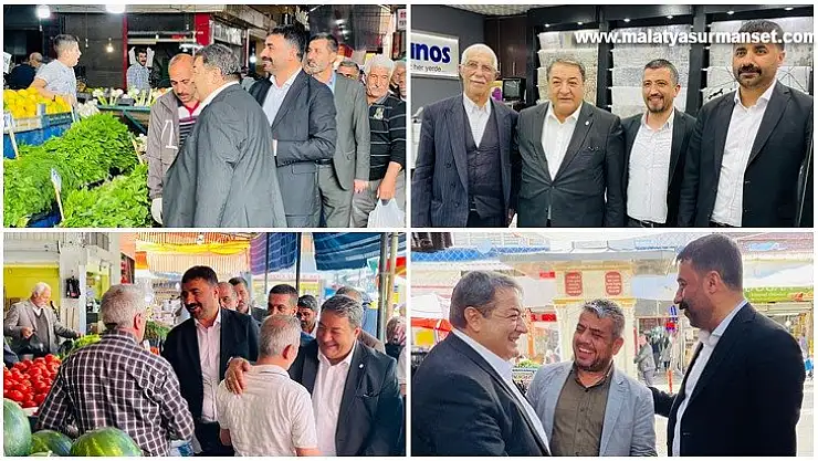 MHP Malatya İl Teşkilatı Esnaf Ziyareti Devam Ediyor