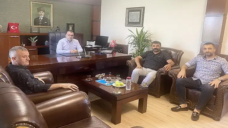 MHP MYK Üyesi Mesut Samanlı'dan Özpınar Hayırlı Olsun Ziyareti