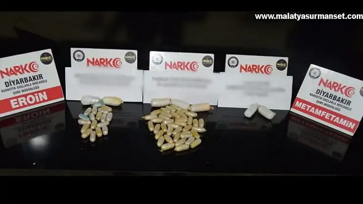 Mide ve bağırsaklardan uyuşturucu çıktı