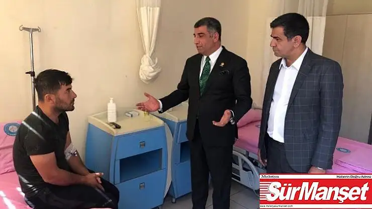 Milletvekili Erol, terör saldırısında yaralananları hastanede ziyaret etti