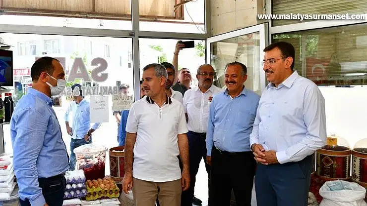 Milletvekili Tüfenkci ile Başkan Çınar, esnaflarla buluştu