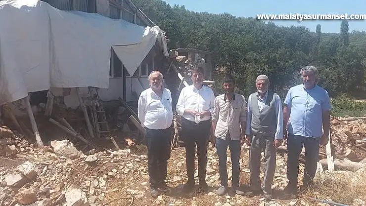 Milletvekili Tutdere, depremzede aileyi ziyaret etti