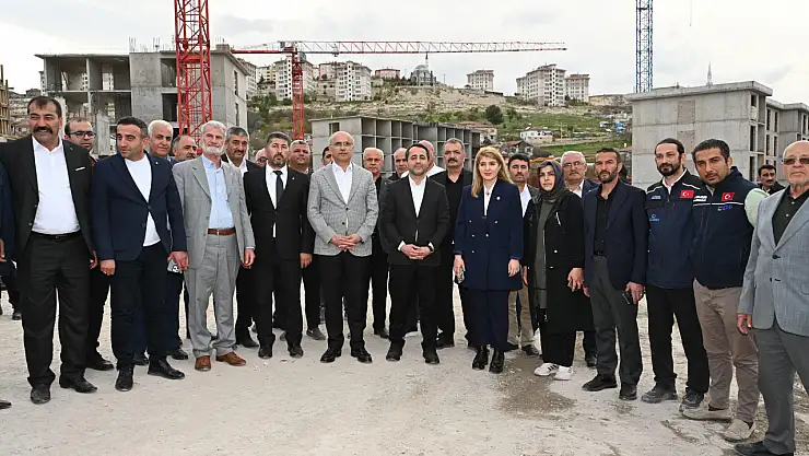 Milletvekilleri Ölmeztoprak, Babacan ve Başkan Sami Er, çalışmaları yerinde inceledi