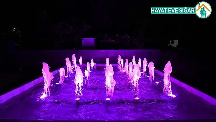 Milli Egemenlik Parkında ışıl ışıl görüntü