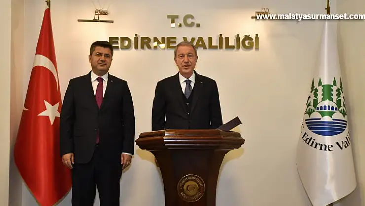 Milli Savunma Bakanı Akar Edirne, şanlı tarihimizin çok önemli izlerini taşıyor