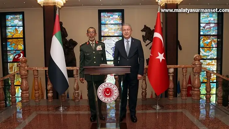 Milli Savunma Bakanı Akar, BAE Genelkurmay Başkanı Rumaithi'yi kabul etti