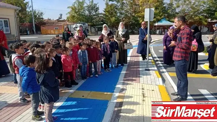 Minikler Trafik Eğitim Parkını gezdi