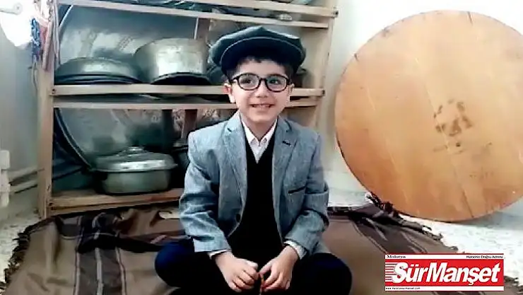 Miniklerin 'evde kal' mesajı gülümsetti