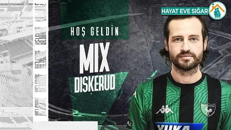Mix Diskerud, 1,5 yıllığına Denizlispor'da