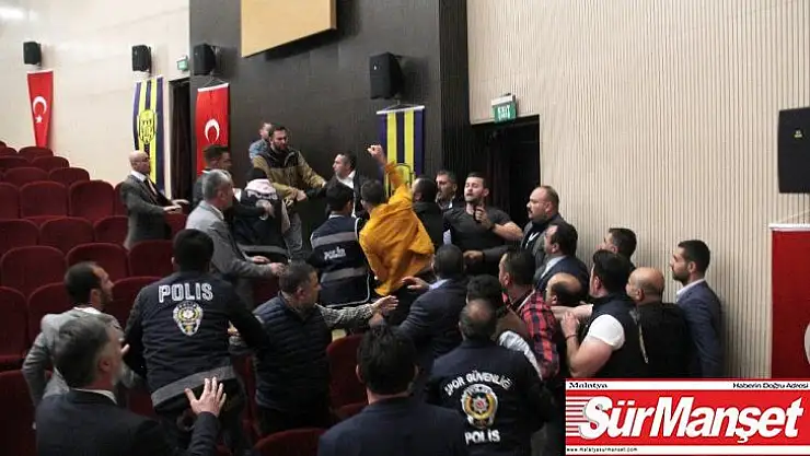 MKE Ankaragücü Olağanüstü Genel Kurulu'nda arbede