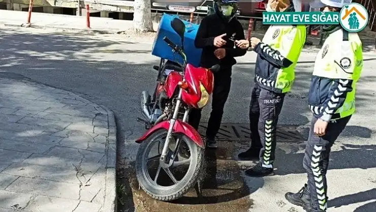 Motosikletlere sıkı kontrol