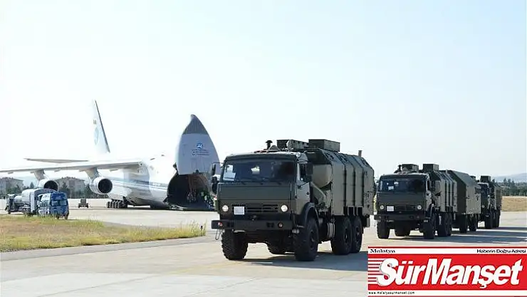 MSB: '27 Ağustos 2019 tarihinde başlayan S-400 Uzun Menzilli Bölge Hava ve Füze Savunma Sistemi'nin ikinci batarya malzemelerinin Mürted Hava Meydanı'na intikali bugün tamamlandı.'