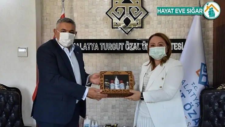 MTSO Başkanı Sadıkoğlu'ndan Rektör Karabulut'a ziyaret