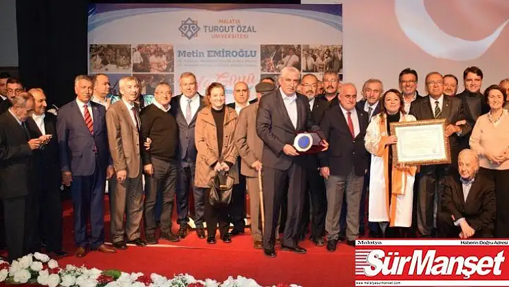 MTÜ'de eski bakan Emiroğlu için vefa günü