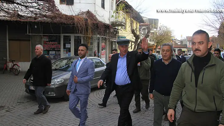 Muharrem İnce Kula'da esnaf ziyareti yaptı