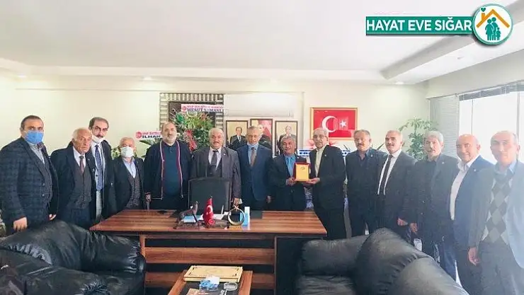 Muhtar Derneklerinden Gönültaş'a hayırlı olsun ziyareti