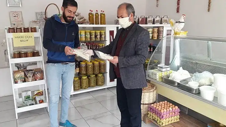 Muhtardan ücretsiz maske
