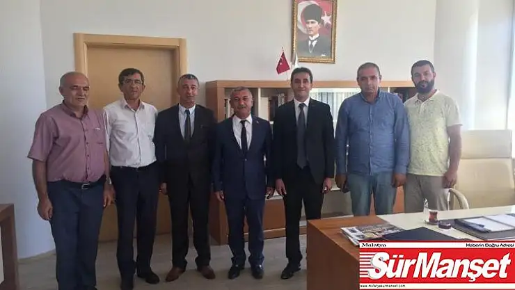 Muhtarlardan Büyükşehir Belediyesine ziyaret