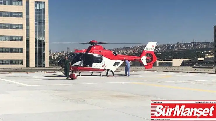 Niğde'den ambulans helikopterle taşınan kalp Ankara'da atacak