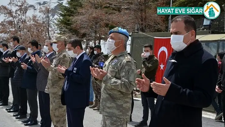 Nöbet sırasında şehit düşen askerin cenazesi memleketine gönderildi