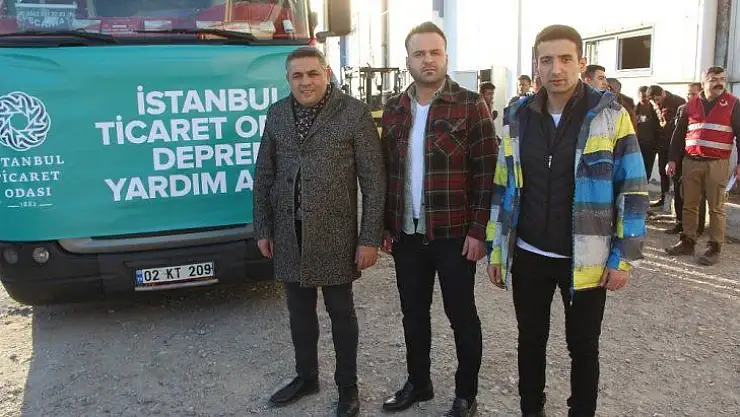 Oda ve borsalardan gönderilen 40 tır yardım malzemesi deprem bölgesinde