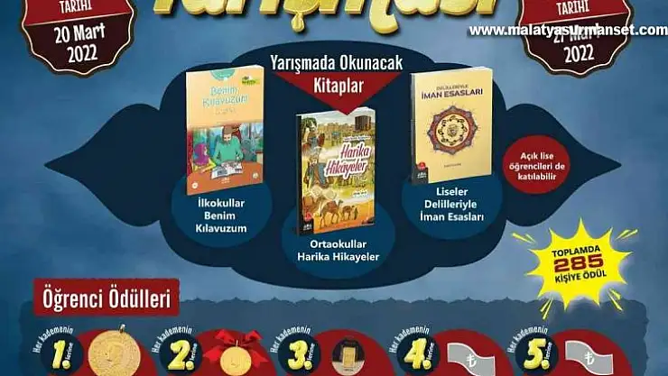 Ödüllü kitap okuma yarışması düzenlenecek