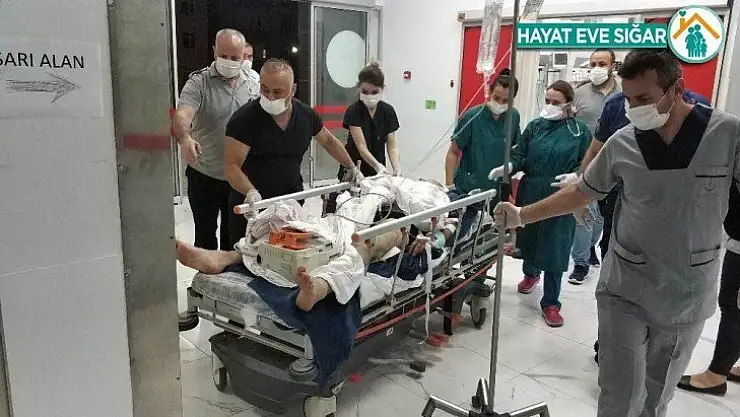 Oğlunu tabancayla ağır yaraladı