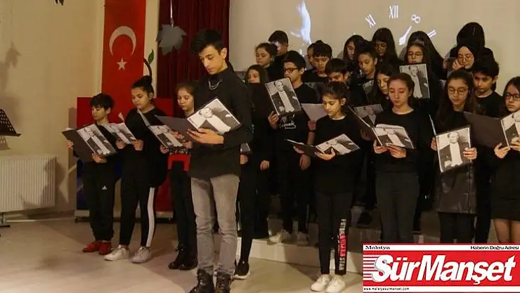 Öğrencilerin anma programı ilgi gördü