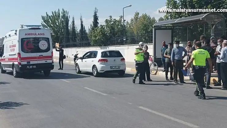 Okuldan çıkan öğrenciye otomobil çarptı: 1 yaralı