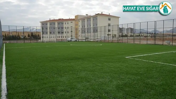 Okulların spor tesisi ihtiyaçları karşılanıyor