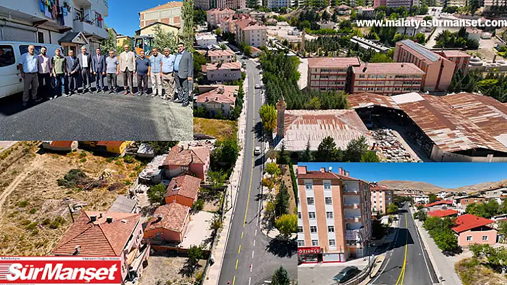 Okyay Darende'ye Yaklaşık 100 Kilometre Birinci Ve İkinci Kat Sathi Kaplama Yapıldığını Söyledi.