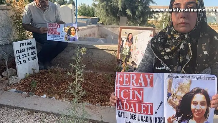 Öldürülen Feray Şahin ölümünün 5. yıl dönümünde mezarı başında anıldı