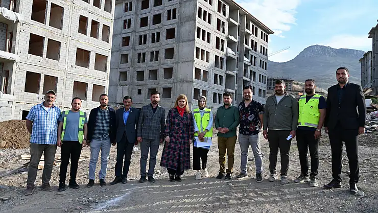 Ölmeztoprak TOKİ Şantiyesinde İncelemelerde Bulundu
