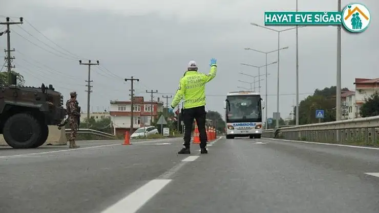 Ordu'da bir haftada 10 bin araç denetlendi
