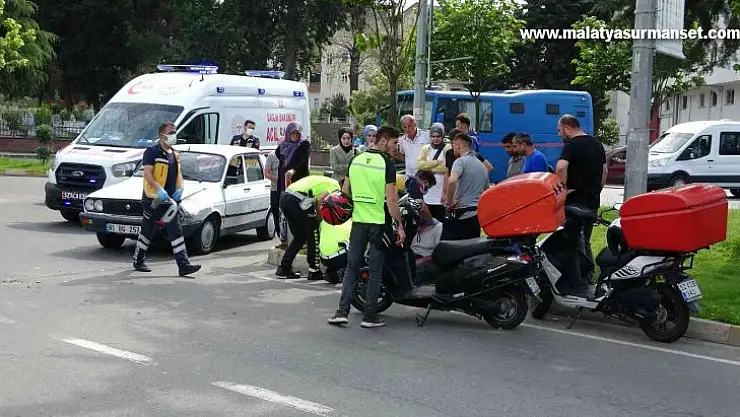 Ordu'da motosiklet ile otomobil çarpıştı: 1 yaralı