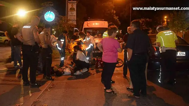 Ordu'da motosiklet ile otomobil kafa kafaya çarpıştı: 1 yaralı