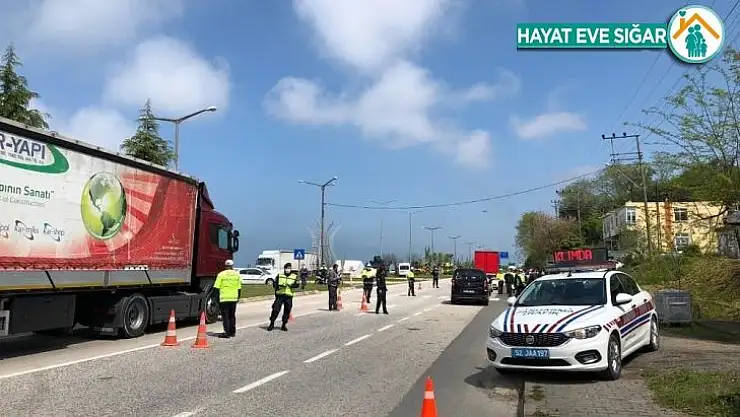 Ordu'da araç sürücülerine bir haftada 41 bin lira ceza