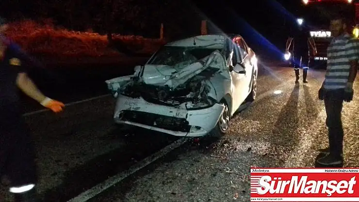 Otomobil ile hafriyat kamyonu çarpıştı: 1 ağır yaralı