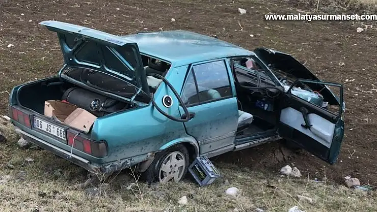 Otomobil şarampole uçtu: 1 yaralı